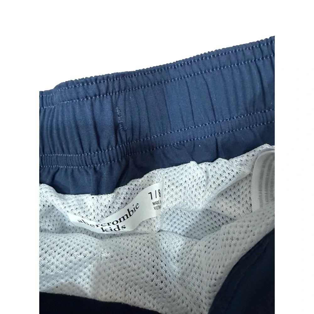 Abercrombie Kids Boys Blue‎ Sea Turtle Swim Trunks Board Shorts Size 7/8 NWT